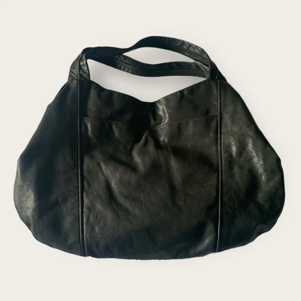Stunning Roomy Genuine Leather Bag Purse‎ Banana Republic